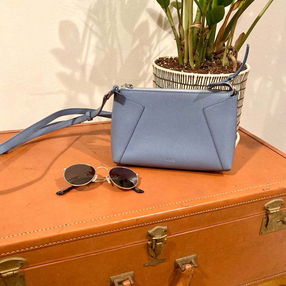 Vince. Pastel Blue Crossbody Authentic